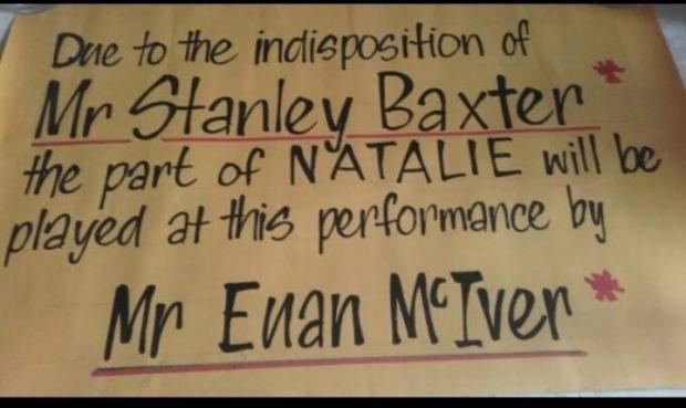 Glasgow Times: Understudying for Stanley in Glasgow